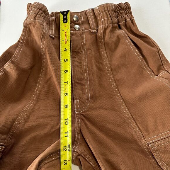 NWT BDG Urban Outfitters Women Cargo Pants Relaxed Skate Jeans Cocoa Brown sz 25 - Picture 7 of 11